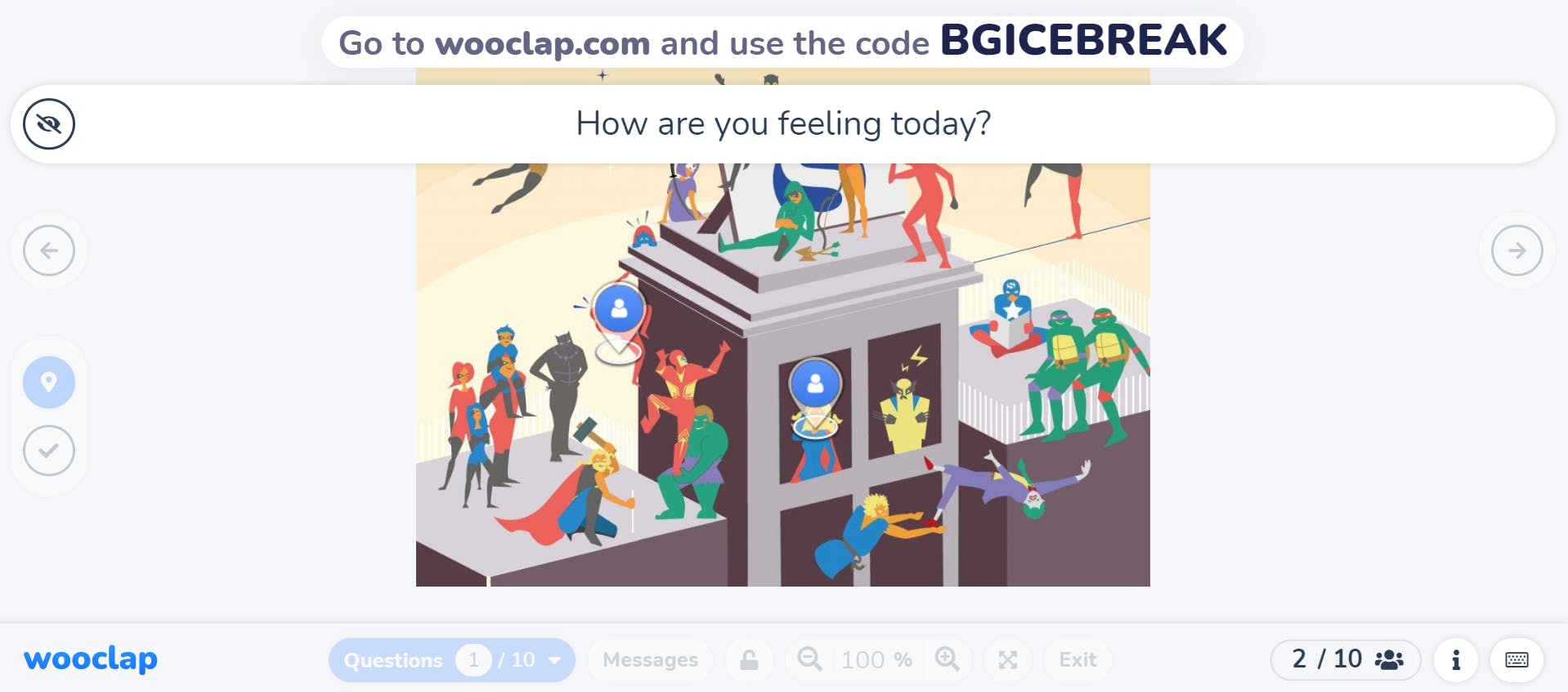 Icebreaker ideas for big groups of 30 people or more